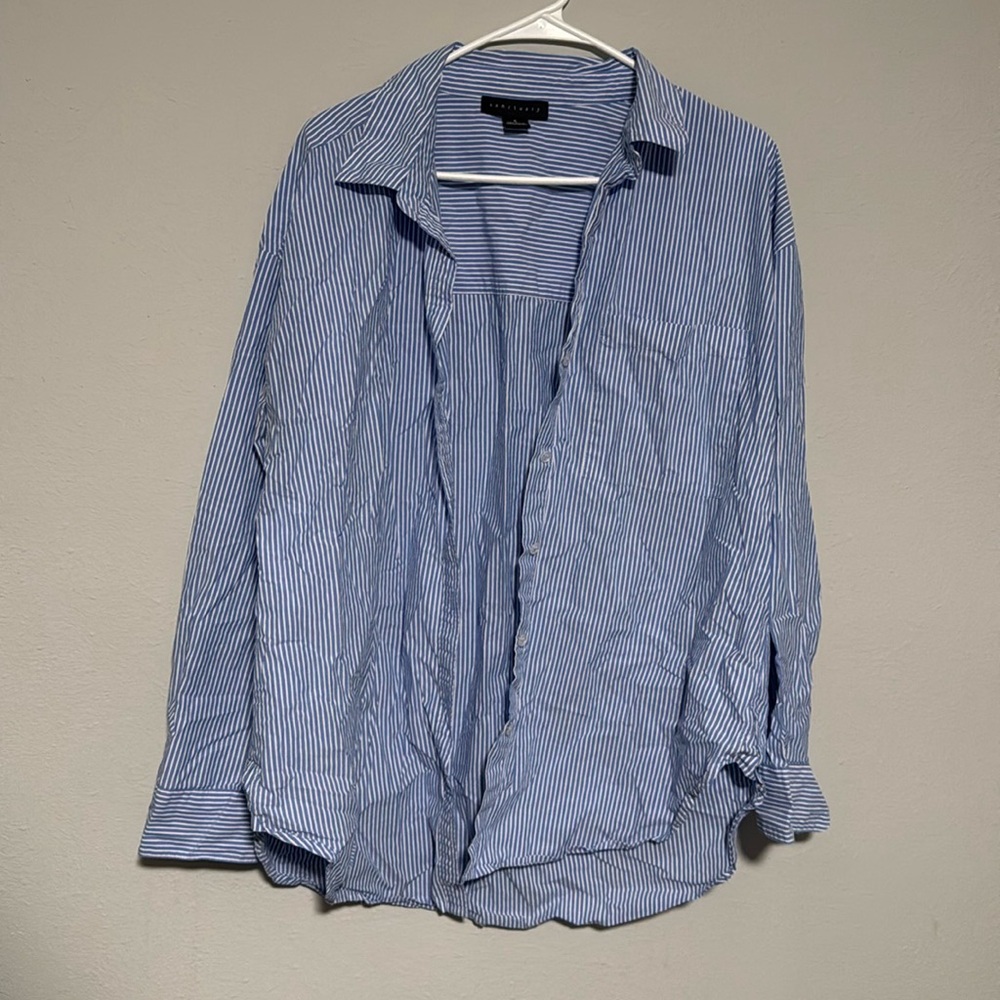 Button up, drop sleeve